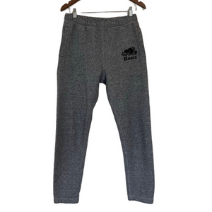 Roots Salt and Pepper Gray Slim Fit Joggers Lounge Pants Cozy Track Pant